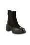 D26Kb-1945 Women's Genuine Leather Thick Heeled Casual Boots - 2