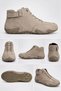 Spider X Nubuck Ladder Elastic Genuine Leather Men's Mid Boots - 2
