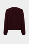 Premium Crew Neck Wool Blended Women's Knitwear Cardigan - 2