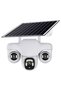 Solar Security Camera Outdoor - Wireless CCTV Camera with Human Detection | 2-Way Audio Intercom | IP66 Waterproof Outdoor Surveillance Camera | Network Security Camera for Home Villa Office - 2