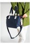 Justpolo Women's Large Size Shoulder Bag with Adjustable Long Strap (Size 27X33) - 7