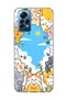 Redmi Note 12 Pro 4g Compatible Cats Blue Sky Printed Transparent Phone Case