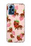 Redmi Note 12 Pro 4g Compatible Strawberry Sausage Dog Printed Transparent Phone Case