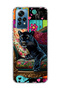 Redmi Note 12 Pro 4g Compatible Black Panther Printed Transparent Phone Case