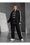 Women's Plus Size Long Sleeve Zipper Detailed Tracksuit Set 8307-27