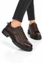 Men's Genuine Leather Non-Slip Sole Shoes Brown - 4