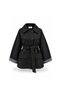 Cuff Plaid Jacket Black - 2
