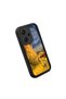 Redmi Note 13 Pro Plus+ 5g Compatible Black Silicone Camera Protected Shock-Absorbing Protective Case with Starry Oil Painting Pattern - 4