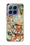 Mi 17t Pro Compatible Tiger Oriental Printed Transparent Phone Case