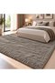 Premium Soft Shaggy Fur Rug – Plush Fluffy Carpet for Living Room & Bedroom, Modern Solid Colour, Grey - 3