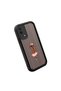 Oppo A55 4g Compatible Black Silicone Camera Protected Shock Absorbing Protective Case with Striped Dog Pattern - 3