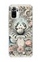 Redmi Note 10 / 10S Compatible Transparent Phone Case with Crab Sign Printed