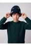 Nyc Embroidered Boys' Knitwear Beanie for Style Enthusiasts from Uzg Store - 2