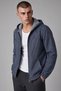 Hooded Zippered Denim Jacket Without Lining - 2