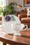 Felicity 6-Person Porcelain Coffee Cup Set - 90 ml - 2