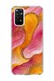 Redmi Note 11 / 11S Compatible Gold Glitter Wave Printed Transparent Phone Case