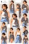 Ultra Luxury Blue Gray Leopard Pattern Shoulder Shawl & Scarf & Head Cover 90X180 cm - 4