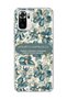 Redmi Note 10 / 10S Compatible Blue Flower Prayer Printed Transparent Phone Case