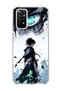 Redmi Note 11 / 11S Compatible Anime Turquoise Eye Printed Transparent Phone Case