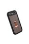 Tecno Spark Slim/Pova Slim Compatible Black Silicone Camera Protected Shock Absorbing Protective Case with Striped Dog Pattern - 3