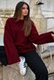 Women's Oversize Wide Fit Shawl Collar Sweater
