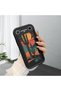 Tecno Spark Slim/Pova Slim Compatible Black Silicone Camera Protected Shock Absorbing Protective Case with Cactus Pattern