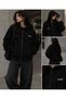 Void Oversize Zippered Hooded Sweatshirt, 2 Thread Count - 3