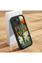 Tecno Spark 40C Compatible Black Silicone Camera Protected Shock-Absorbing Protective Case with Cactus Pattern - 2