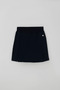 Girl's Shorts Skirt with Arma Accessories and Slits, 9-14 Years Old, Navy Blue