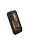 Samsung Galaxy S24 Plus Compatible Black Silicone Camera Protected Shock Absorbing Protective Case with Cactus Pattern - 3