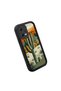 Redmi Note 12 5g Compatible Black Silicone Camera Protected Shock Absorbing Protective Case with Cactus Pattern - 3