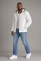 Hooded Zippered Denim Jacket Without Lining - 2