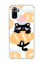 Redmi Note 10 / 10S Compatible Black Cat Bread Printed Transparent Phone Case