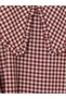 Sparkling Choices Bebe Roba Collar Checkered Embroidered Girl's Dress from Shining Store - 5