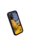 Realme C67 4g Compatible Black Silicone Camera Protected Shock-Absorbing Protective Case with Starry Oil Painting Pattern - 3
