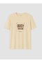 Peak New Season Beige Crew Neck Printed Men's T-Shirt - 5