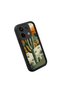 Redmi Note 13 Pro 5g Compatible Black Silicone Camera Protected Shock Absorbing Protective Case with Cactus Pattern - 3