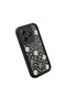 Realme C63 4G/C61 Compatible Black Silicone Camera Protected Shock-Absorbing Protective Case with Lucky Four-Leaf Clover Pattern - 3