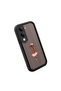 Vivo Y29T 5g Compatible Black Silicone Camera Protected Shock-Absorbing Protective Case with Striped Dog Pattern - 3