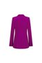 Iconic Single Button Blazer - Purple - 2