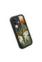 Vivo Y29 4g(V2434) Compatible Black Silicone Camera Protected Shock Absorbing Protective Case with Cactus Pattern - 3
