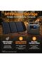 150W Portable Solar Power Station - 128Wh LiFePO4 Battery Generator | 220V AC & Solar Charging, Type-C Output, Built-in Flashlight | Power Supply for Camping, Travel, RV, and Emergency Backup