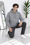 Men's Premium Quality 3-Thread Cotton Model Hooded Sweatshirt - 3