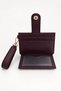 Women's Card Holder Wallet with Wrist Strap Mini Wallet with Snap Closure Card Compartment Transparent Id Compartment - 6