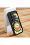 Samsung Galaxy S25 Plus Compatible Black Silicone Camera Protected Shock Absorbing Protective Case Watermelon and Rainbow Pattern - 2