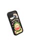 Realme C21Y/C25Y Compatible Black Silicone Camera Protected Shock-Absorbing Protective Case Watermelon and Rainbow Pattern - 3