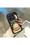 Xiaomi Mi 15t 5g Compatible Black Silicone Camera Protected Shock-Absorbing Protective Case Watermelon and Rainbow Pattern
