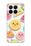 Mi 17t Compatible Cute Fruit Slices Printed Transparent Phone Case