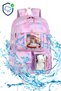 Kawaii Korean Style Pink Twil Fabric Patterned Backpack, Lunch Bag, and Pen Holder Triple Set - 4