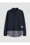 Peak New Season Navy Blue Soft Touch Women's Sweatshirt Tunic - 5